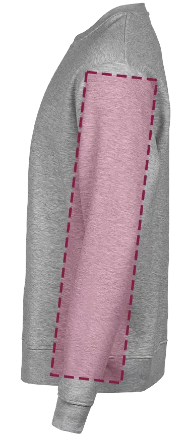 Sweatshirt print left side